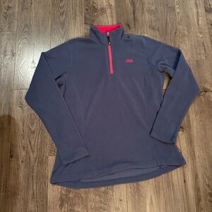 Helly Hansen Polartec fleece 1/4 zip pullover sweater XL